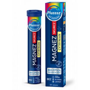 POLSKI LEK PLUSSSZ Magnez Skurcz Cytrynian magnesium - 24effervescent tablets POLSKI LEK PLUSSSZ Magnez Skurcz Cytrynian magnesium - 24effervescent tablets