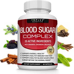 Unbranded Blood Sugar Complex 20 Vitamins & Minerals Support Overall Health Unbranded Blood Sugar Complex 20 Vitamins & Minerals Support Overall Health