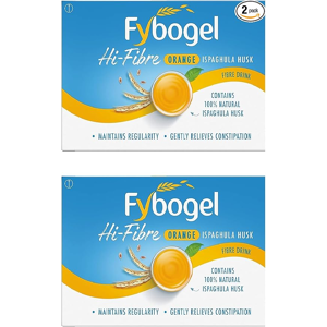 Fybogel Orange Fiber Supplement Sachets, 60 Count - Natural Digestive Support, G Fybogel Orange Fiber Supplement Sachets, 60 Count - Natural Digestive Support, G