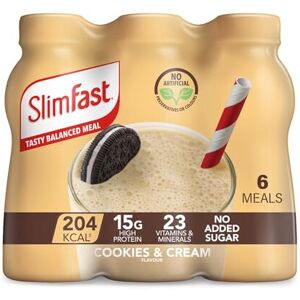 SlimFast Ready To Drink Shake, Tasty, Balanced Shake with Vitamins and Minerals, SlimFast Ready To Drink Shake, Tasty, Balanced Shake with Vitamins and Minerals,