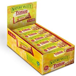 Nature Valley Protein Salted Caramel Nut Gluten Free Cereal Bars 12 x 40g Nature Valley Protein Salted Caramel Nut Gluten Free Cereal Bars 12 x 40g
