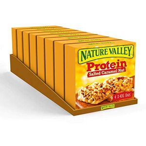 Nature Valley Protein Salted Caramel Nut Gluten Free Cereal Bars 4 x 40g (Pack o Nature Valley Protein Salted Caramel Nut Gluten Free Cereal Bars 4 x 40g (Pack o