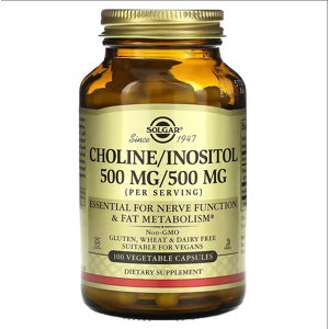 Solgar Choline Inositol - Energy & Liver Support - Dietary Supplement Solgar Choline Inositol - Energy & Liver Support - Dietary Supplement