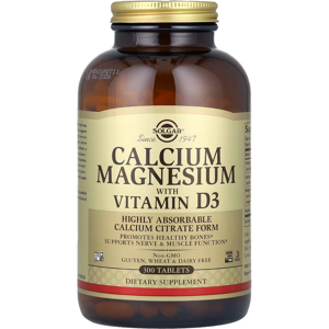 Solgar Calcium Magnesium Vitamin D3 Tablets - 300 Tabs Solgar Calcium Magnesium Vitamin D3 Tablets - 300 Tabs