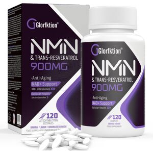 Glorfktion Trans-Resveratrol & NAD+ 900mg, Enhanced with Black Pepper for Max Absorption, 1 Glorfktion Trans-Resveratrol & NAD+ 900mg, Enhanced with Black Pepper for Max Absorption, 1