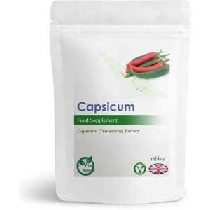 VitaMinute 60 x Capsicum 500mg Tablets, Anti-inflammatory & fat burn properties VitaMinute 60 x Capsicum 500mg Tablets, Anti-inflammatory & fat burn properties