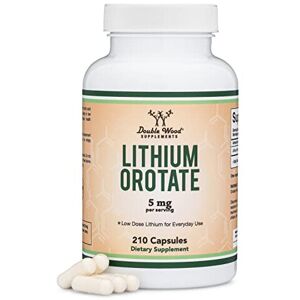 Double Wood Supplements Lithium Orotate - Low Dose Mood Support - 210 Capsules Double Wood Supplements Lithium Orotate - Low Dose Mood Support - 210 Capsules