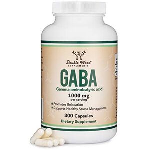 Double Wood Supplements GABA 300 Capsules, 1,000mg per Serving Double Wood Supplements GABA 300 Capsules, 1,000mg per Serving