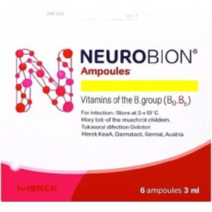 Unbranded Neurobion B-Complex Ampoules 6x3ml - Fast-Absorbing Nerve Health & Energy Suppor Unbranded Neurobion B-Complex Ampoules 6x3ml - Fast-Absorbing Nerve Health & Energy Suppor