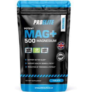 ProElite (180 Tablets) Magnesium Oxide 500mg Vegan Tablets Muscle Fatigue ProElite (180 Tablets) Magnesium Oxide 500mg Vegan Tablets Muscle Fatigue