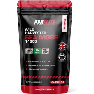 ProElite (120 Capsules) Sea Moss Capsules 14000mg Clean Natural Iris Vegan ProElite (120 Capsules) Sea Moss Capsules 14000mg Clean Natural Iris Vegan