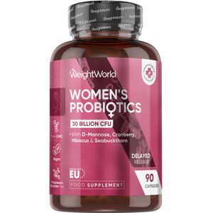 WeightWorld Womens Probiotics 30B CFU - 90 Vegan Capsules WeightWorld Womens Probiotics 30B CFU - 90 Vegan Capsules