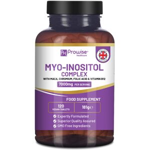 Prowise Healthcare Myo-Inositol Complex 120 Vegan Tablets 7000mg per serving with Black Maca Root Prowise Healthcare Myo-Inositol Complex 120 Vegan Tablets 7000mg per serving with Black Maca Root