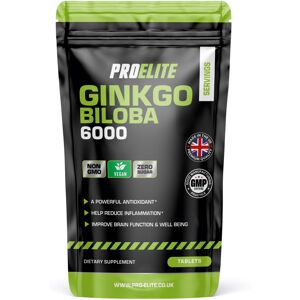 ProElite (60 Tablets) Ginkgo Biloba 6000mg Tablets Ginseng VEGAN ProElite (60 Tablets) Ginkgo Biloba 6000mg Tablets Ginseng VEGAN