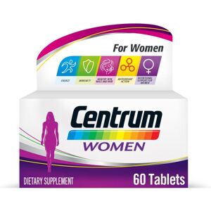 Centrum Women Dietary Supplement 60 Tablets Multivitamin Vitamin C, D, B Com Centrum Women Dietary Supplement 60 Tablets Multivitamin Vitamin C, D, B Com