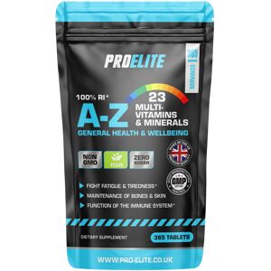 ProElite (365 Tablets) A-Z Multi Vitamins & Minerals Vegan Tablets ProElite (365 Tablets) A-Z Multi Vitamins & Minerals Vegan Tablets