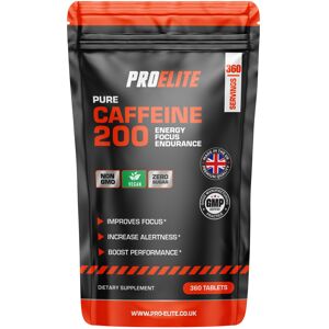 ProElite (360 Tablets) Pure Caffeine Tablets 200mg Vegan Tablets Fat Loss ProElite (360 Tablets) Pure Caffeine Tablets 200mg Vegan Tablets Fat Loss