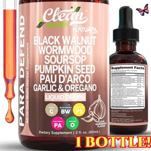 Unbranded Para Defend Wormwood Black Walnut Cleanse For Humans Drops Liquid Soursop Garlic Unbranded Para Defend Wormwood Black Walnut Cleanse For Humans Drops Liquid Soursop Garlic