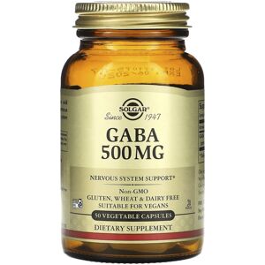 Solgar GABA 500mg - Nervous System Support - Vegetarian Solgar GABA 500mg - Nervous System Support - Vegetarian