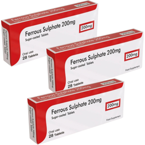 ARIAN MEDICAL LTD 3 X Ferrous Sulphate 200mg 28 Tablets Iron Supplement ARIAN MEDICAL LTD 3 X Ferrous Sulphate 200mg 28 Tablets Iron Supplement