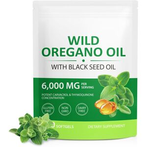 JYW Oregano Oil 6000mg - 120 Softgels with Black Seed Oil, Immune Support JYW Oregano Oil 6000mg - 120 Softgels with Black Seed Oil, Immune Support