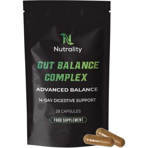 Nutrality Gut Balance Complex Supplement - 28 Vegan Capsules Nutrality Gut Balance Complex Supplement - 28 Vegan Capsules