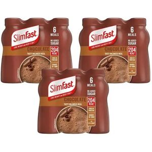SlimFast Milkshake Multipack Bottle Choc X3 SlimFast Milkshake Multipack Bottle Choc X3