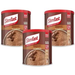 Slimfast Powder Tin Chocolate 365g x3 Pack Slimfast Powder Tin Chocolate 365g x3 Pack