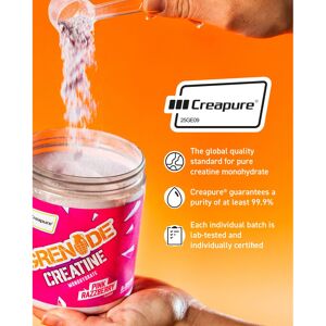 Grenade Creatine Monohydrate Powder, Pink Razzberry Flavoured Creatine Supplemen Grenade Creatine Monohydrate Powder, Pink Razzberry Flavoured Creatine Supplemen
