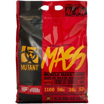 PVL Mutant Mass 6800 g Strawberry and Banana Weight Gain Shake Powder PVL Mutant Mass 6800 g Strawberry and Banana Weight Gain Shake Powder