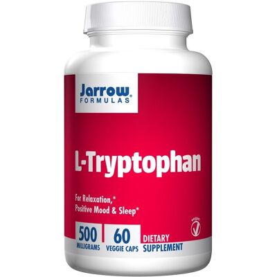 Jarrow Formulas L-Tryptophan 500mg - 60 Veggie Capsules - Dietary Supplements Jarrow Formulas L-Tryptophan 500mg - 60 Veggie Capsules - Dietary Supplements
