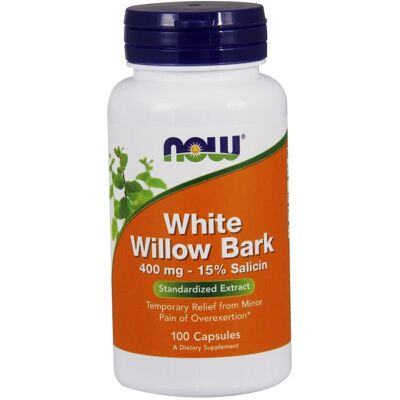 Now Foods White Willow Bark 400 mg - Herbal Supplement Now Foods White Willow Bark 400 mg - Herbal Supplement