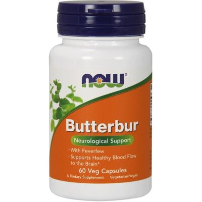 Now Foods Butterbur capsules (60 pcs) Now Foods Butterbur capsules (60 pcs)
