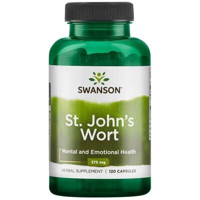 Swanson St. John's Wort 375mg Capsules - Herbal Supplement Swanson St. John's Wort 375mg Capsules - Herbal Supplement
