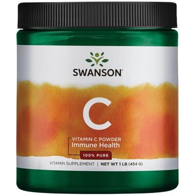 Swanson Vitamin C Powder - 1000mg, 454g - Immune Support Swanson Vitamin C Powder - 1000mg, 454g - Immune Support