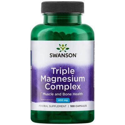 Swanson Triple Magnesium Complex Capsules (100 pcs.) Swanson Triple Magnesium Complex Capsules (100 pcs.)