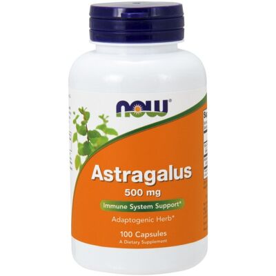 NOW FOODS Astragalus 500 MG 100 Capsules - Dietary Supplement NOW FOODS Astragalus 500 MG 100 Capsules - Dietary Supplement