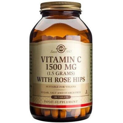 Solgar Vitamin C 1500 MG with Rose Hips - Dietary Supplements Solgar Vitamin C 1500 MG with Rose Hips - Dietary Supplements