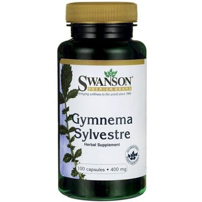 Swanson Gymnema Sylvestre Leaf 400 mg Capsules - Dietary Supplement Swanson Gymnema Sylvestre Leaf 400 mg Capsules - Dietary Supplement