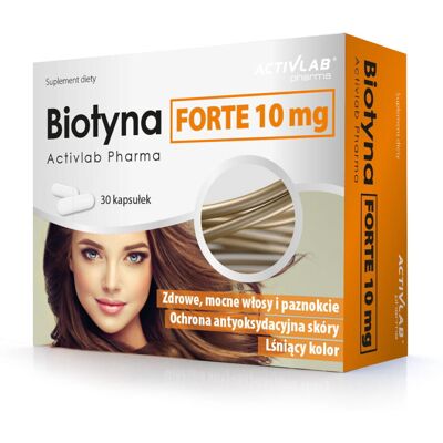 Activlab Biotin Forte 10mg - 30 Capsules - Supplements Activlab Biotin Forte 10mg - 30 Capsules - Supplements
