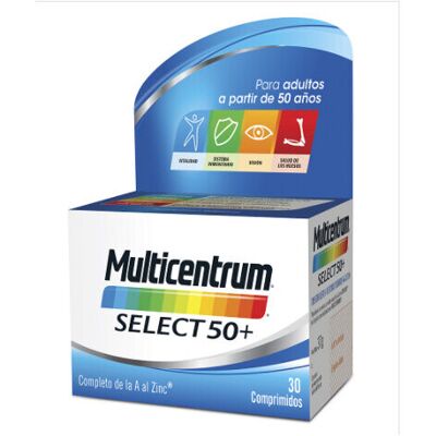 Mustela Multicentrum Select 50+ Tablets - Dietary Supplement Mustela Multicentrum Select 50+ Tablets - Dietary Supplement