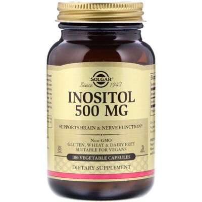 Solgar Inositol 500 mg - Dietary Supplement Solgar Inositol 500 mg - Dietary Supplement