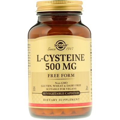 Solgar L-Cysteine 500 mg - Dietary Supplement Solgar L-Cysteine 500 mg - Dietary Supplement