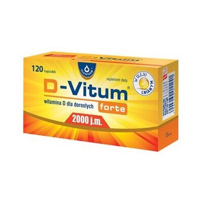 Oleofarm D-Vitum Forte 2000 IU - Immune Support for Adults Oleofarm D-Vitum Forte 2000 IU - Immune Support for Adults