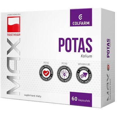COLFARM Potas 333 mg - Supports Nervous System COLFARM Potas 333 mg - Supports Nervous System