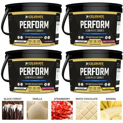 XCelerate Nutrition Perform Lean Mass Gainer 5kg - Vanilla Ice Cream XCelerate Nutrition Perform Lean Mass Gainer 5kg - Vanilla Ice Cream