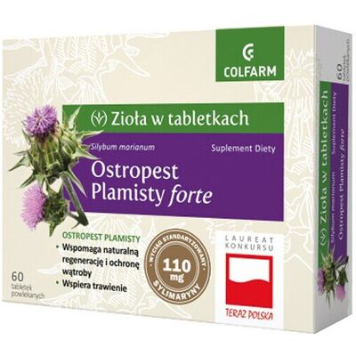 COLFARM Milk Thistle 60 tabs Liver Support - Dietary Supplement COLFARM Milk Thistle 60 tabs Liver Support - Dietary Supplement