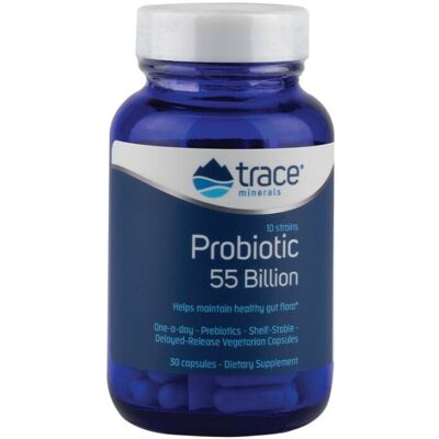 Trace Minerals Probiotic - 55 Billion CFU - 30 Capsules Trace Minerals Probiotic - 55 Billion CFU - 30 Capsules