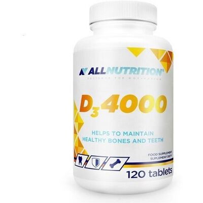 Allnutrition D3 4000 - Vitamin D Supplement - 120 Tablets Allnutrition D3 4000 - Vitamin D Supplement - 120 Tablets