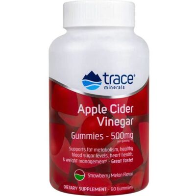 Trace Minerals Apple Cider Vinegar Gummies - Strawberry Melon - 500 mg Trace Minerals Apple Cider Vinegar Gummies - Strawberry Melon - 500 mg